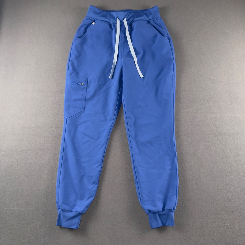 FIGS Zamorra Jogger Scrub Pants Blue Technical Collection W22SW2012P S Petite